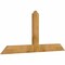 Ekena Millwork Portland Rough Sawn Timber Gable Bracket, Western Red Cedar, 72"W x 33"H x 2"D x 6"F, 11/12 Pitch GBW072X33X0206POR00RWR - alternate 4